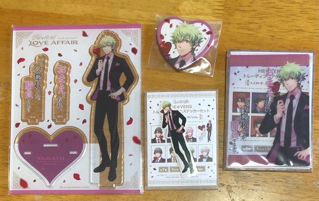 うたプリ LOVE AFFAIR アクスタ ステッカー カード 缶バッジ 大和