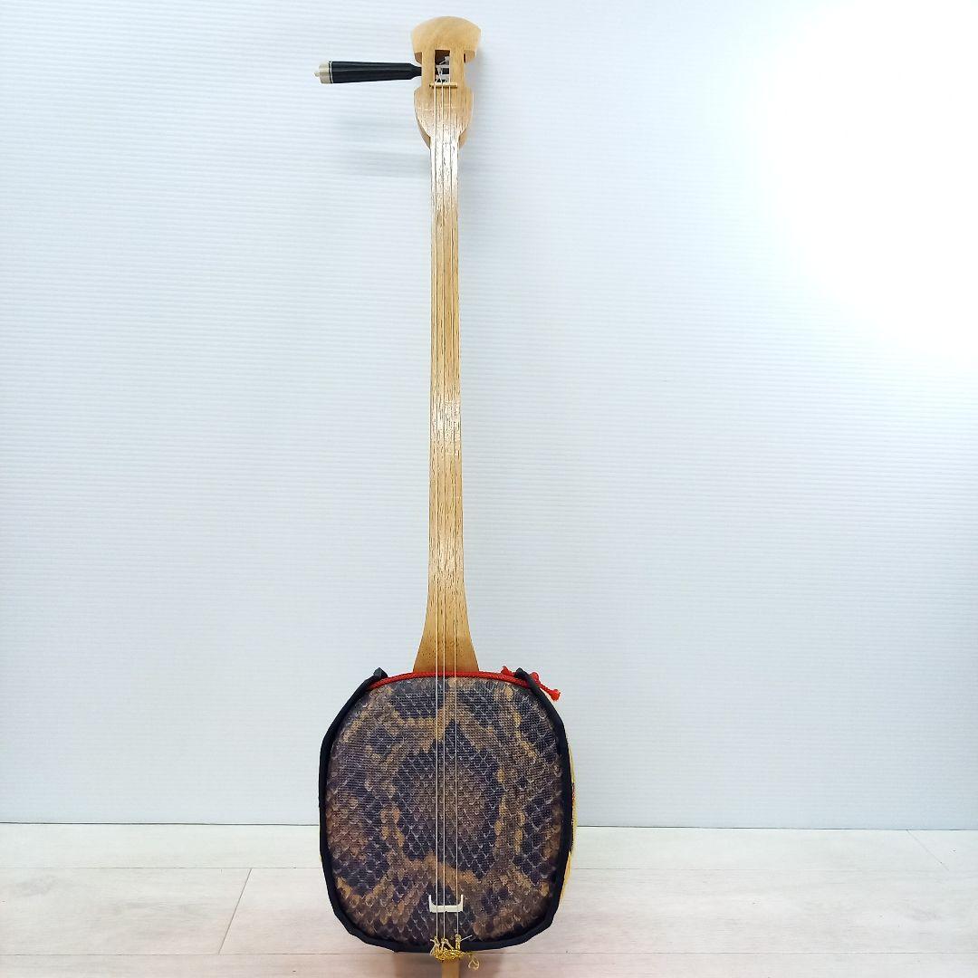 沖縄三線 蛇柄 カラクイ折れ 現状渡し