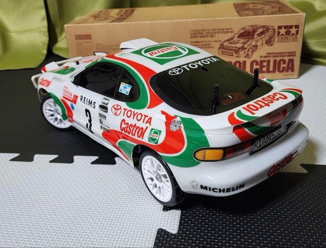タミヤ　TA-01ベース　カストロールセリカ　GT-FOUR RC ラリー未走行