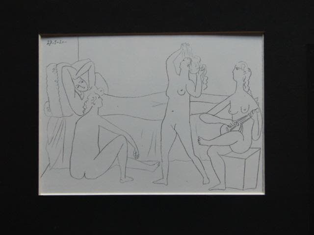 PABLO PICASSOパブロピカソ【QUATRE NUS AU HAREM】