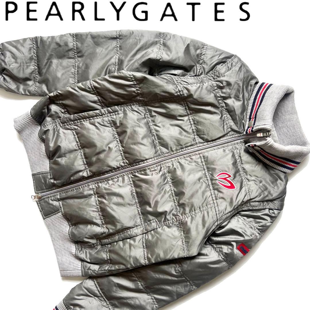 パーリーゲイツ　マスターバニー　ダウンジャケット　シルバー　銀色　レディース　L