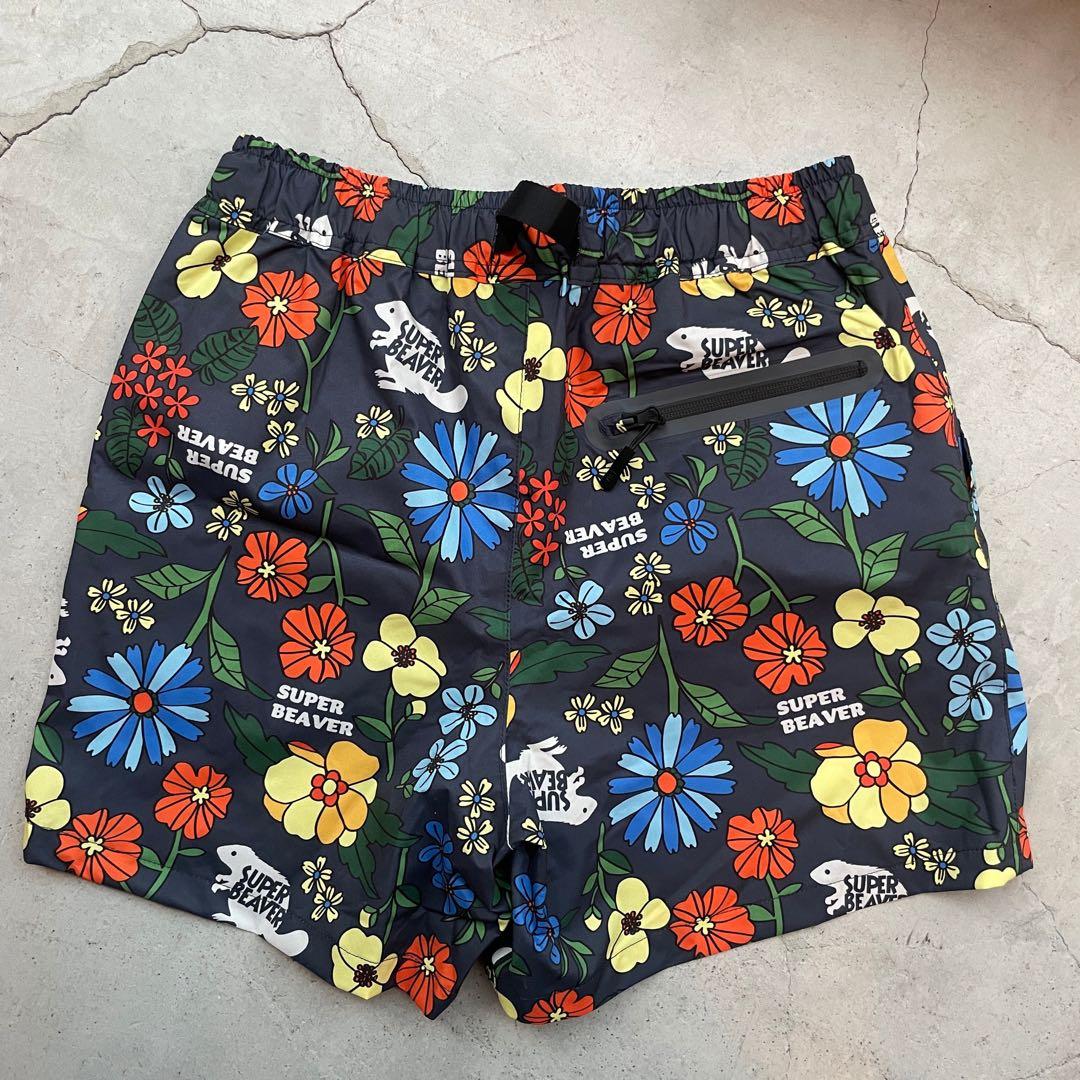 新品 未開封 スーパービーバー KiU ハーフパンツ 花柄ショートパンツ グッズ