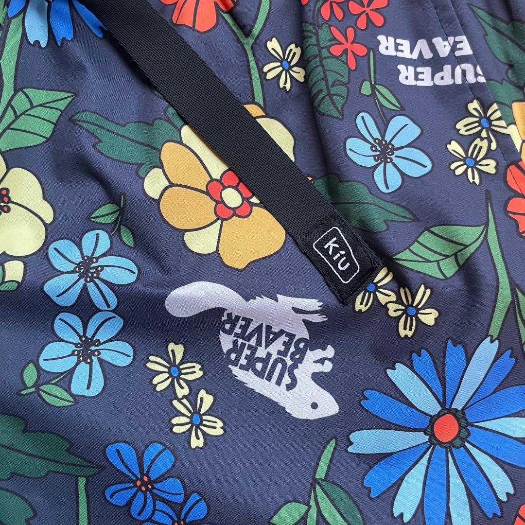 新品 未開封 スーパービーバー KiU ハーフパンツ 花柄ショートパンツ グッズ