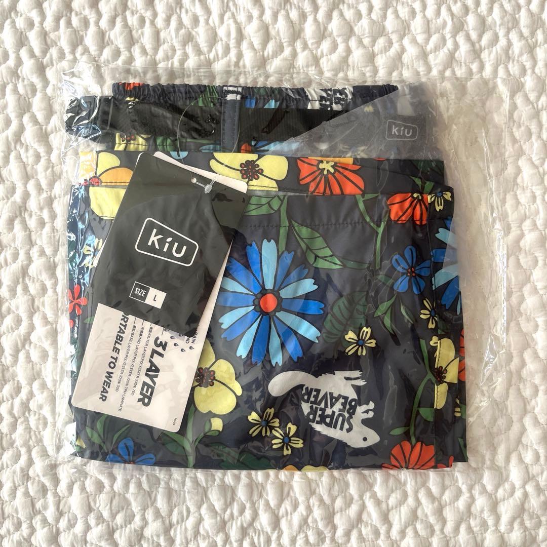 新品 未開封 スーパービーバー KiU ハーフパンツ 花柄ショートパンツ グッズ