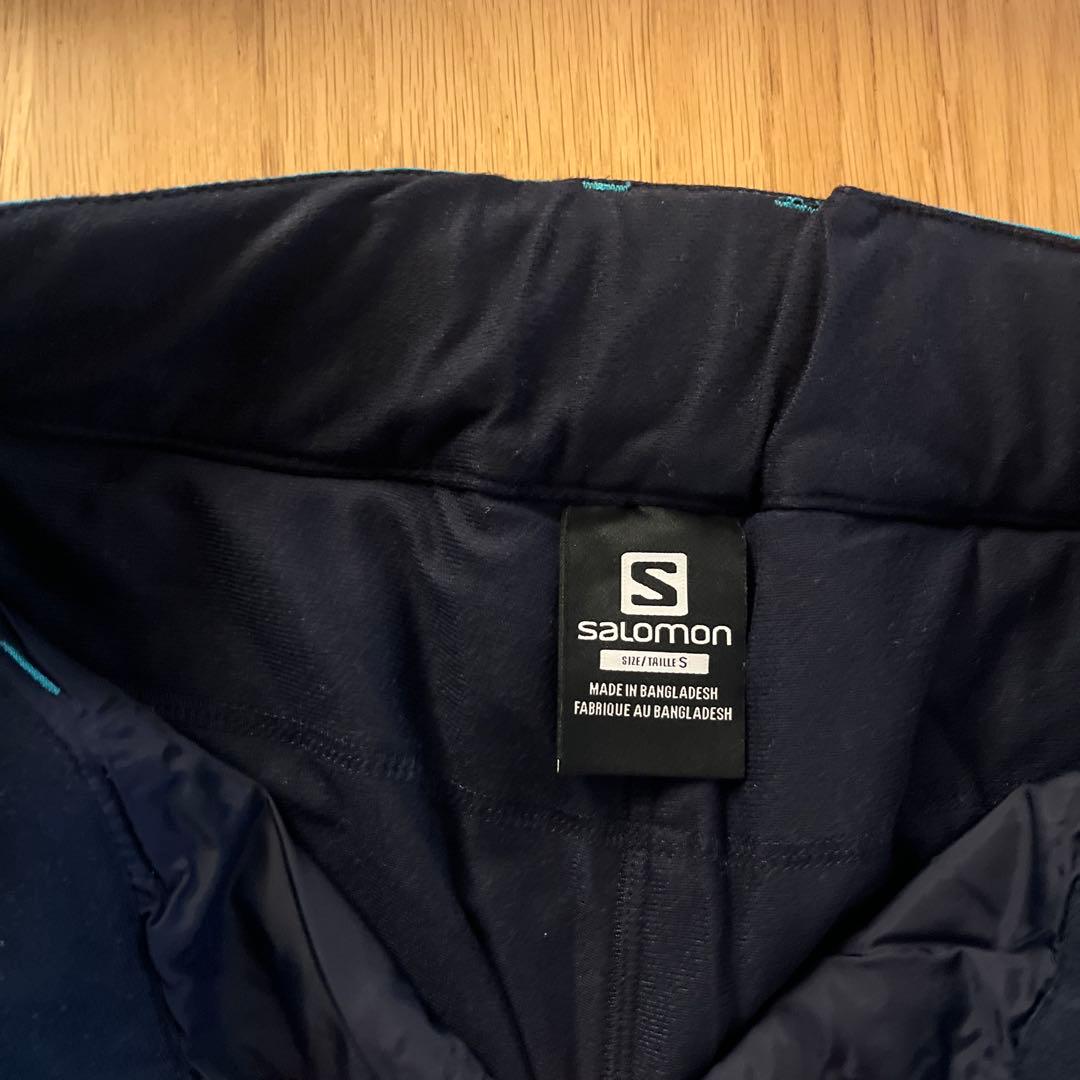 Salomon スキーウェア 女性用 XS ホワイト/ターコイズ