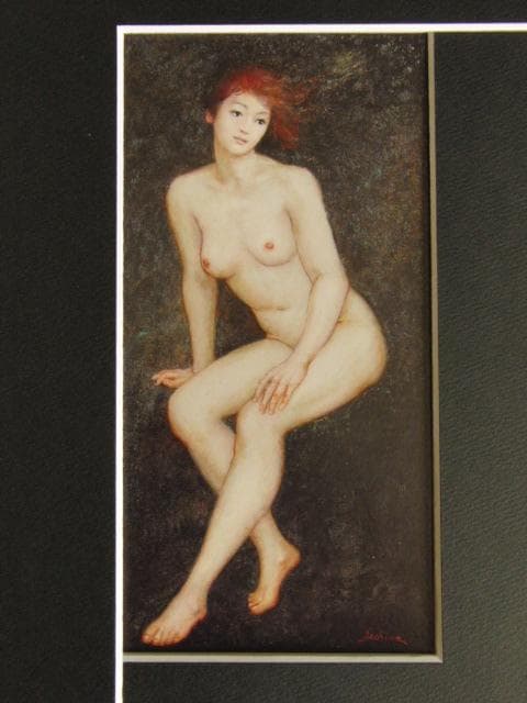 設和幹、無、希少な画集より、新品高級額・額装付、状態良好