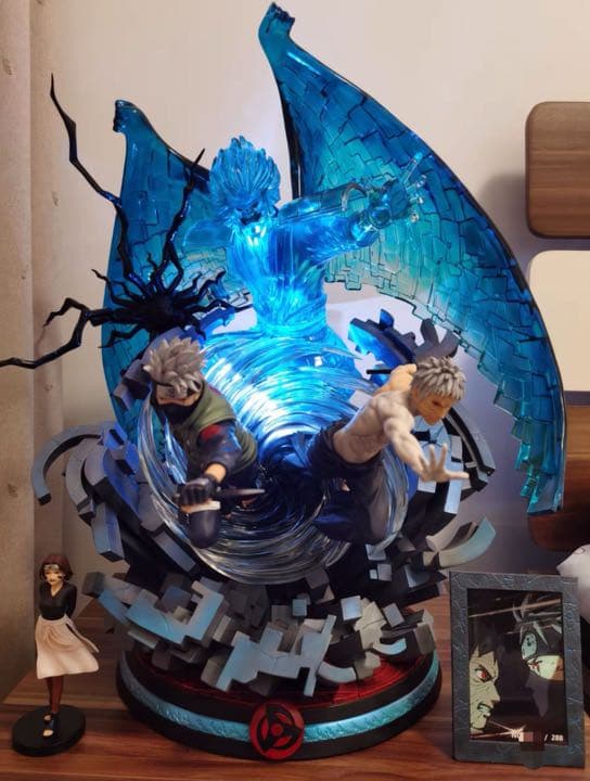 NARUTOナルトはたけカカシ うちはオビト ガレージキット ガレキ スタチュ①