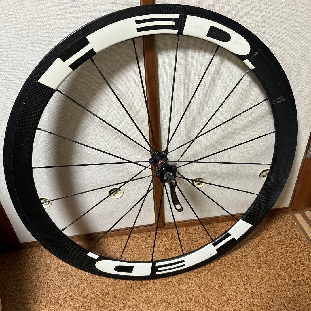 HED カーボンディープリムホイール(フロント)