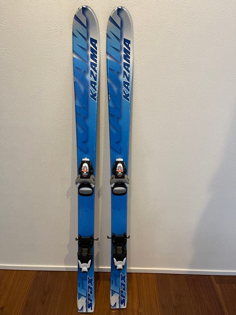 KAZAMA 子供用　スキー板120㎝ ブーツ ストック セット ブルー　キッズ