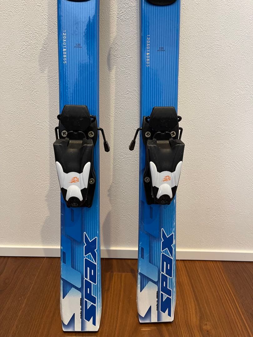 KAZAMA 子供用　スキー板120㎝ ブーツ ストック セット ブルー　キッズ