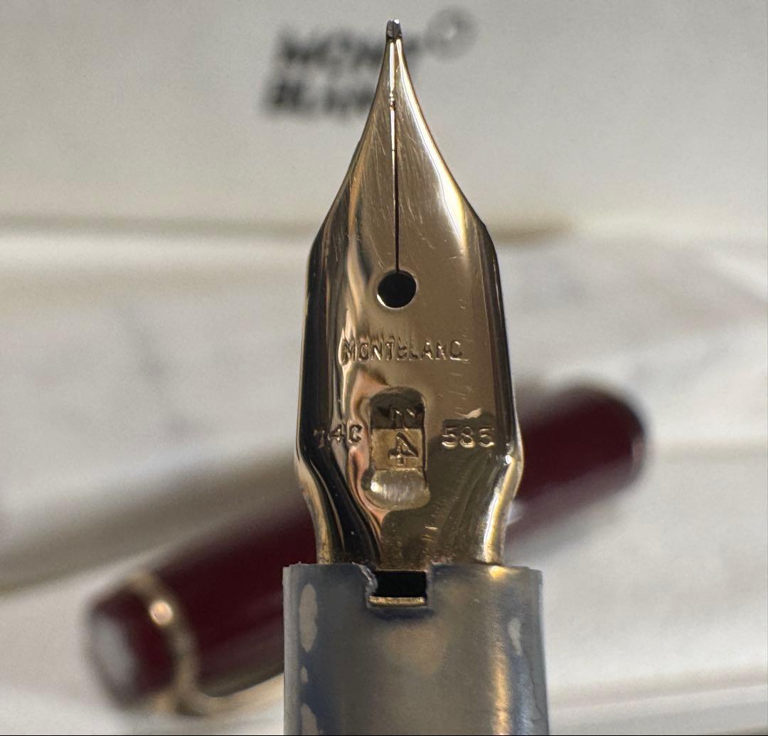 【極美品】モンブランNO24 1960s 万年筆 ボルドー