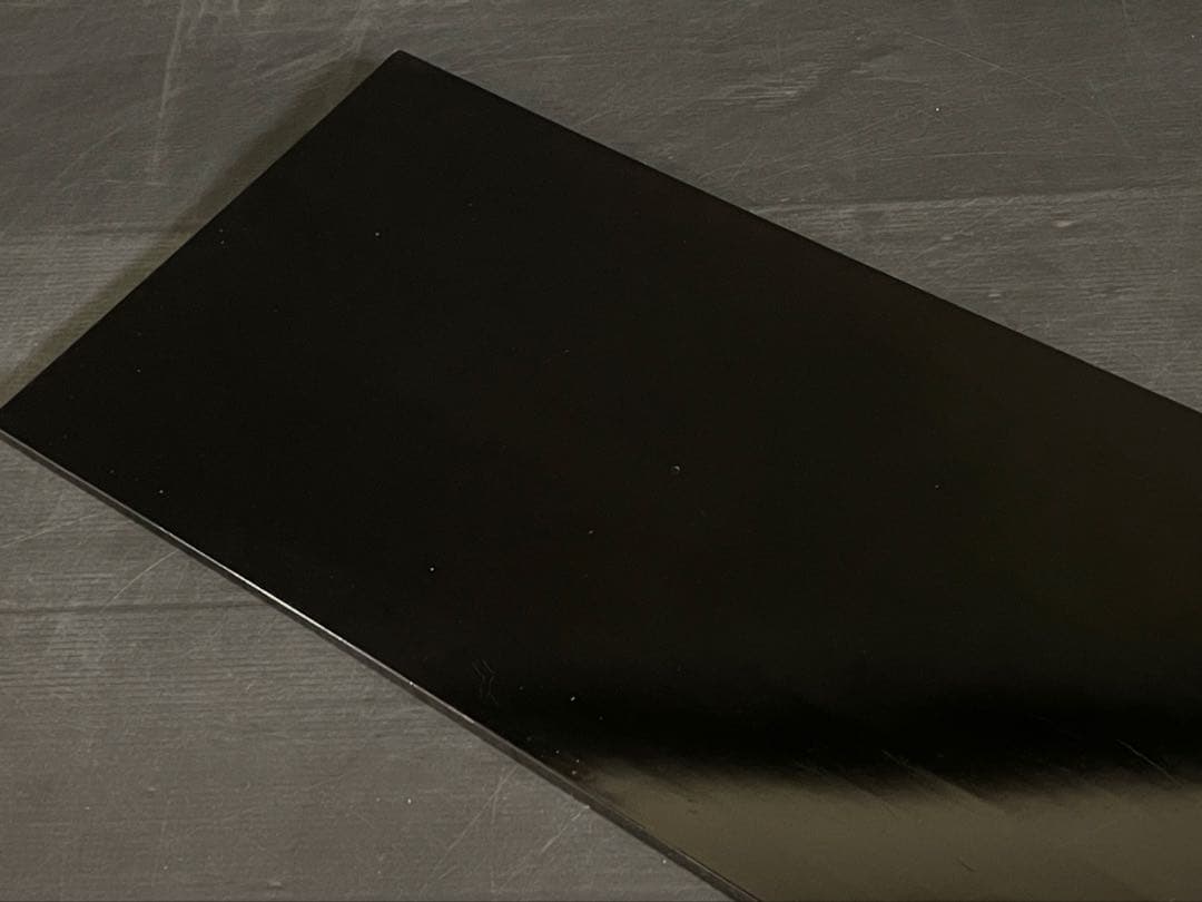 「母」 一心斎 炉用 長板 共箱 茶道具 (120①)