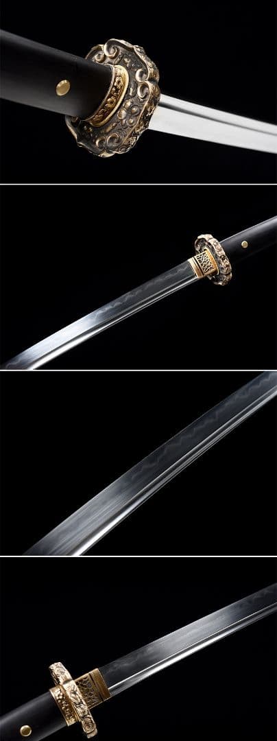 サクラ墨刃1135-武具 刀装具 日本刀　模造刀 居合刀 武士道 武蔵 鑑賞用