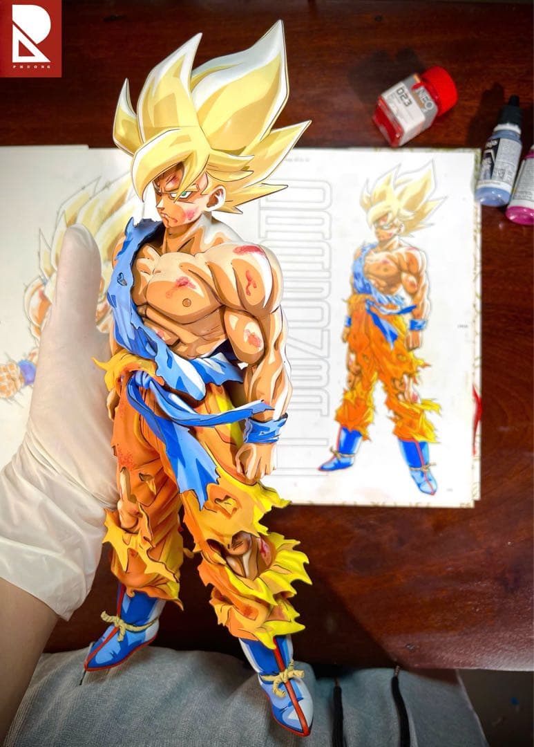 最低値下げ❗️ドラゴンボール SMSP 孫悟空 リペイント フィギュア