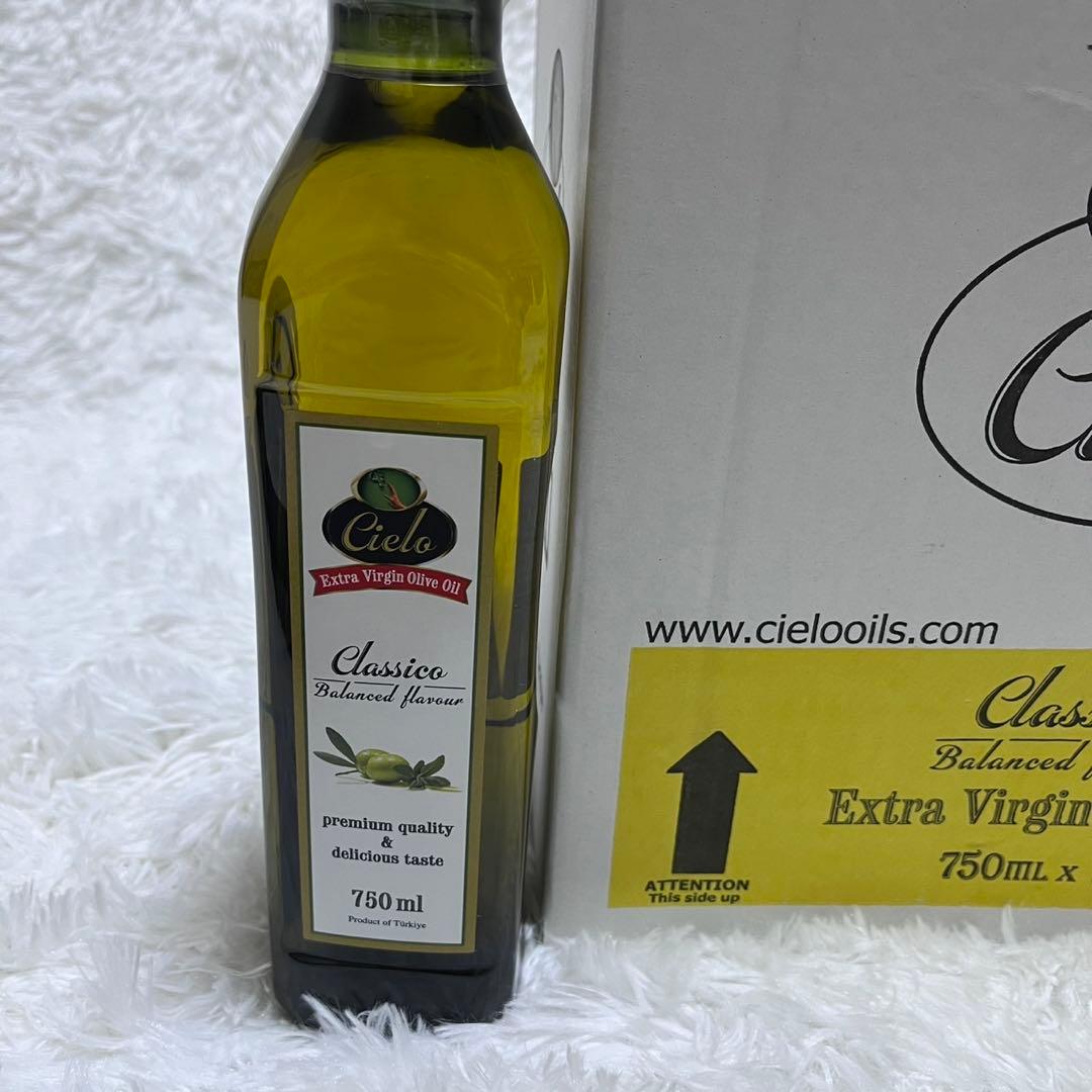 Cielo エクストラバージンオリーブオイル 750mL x 12本