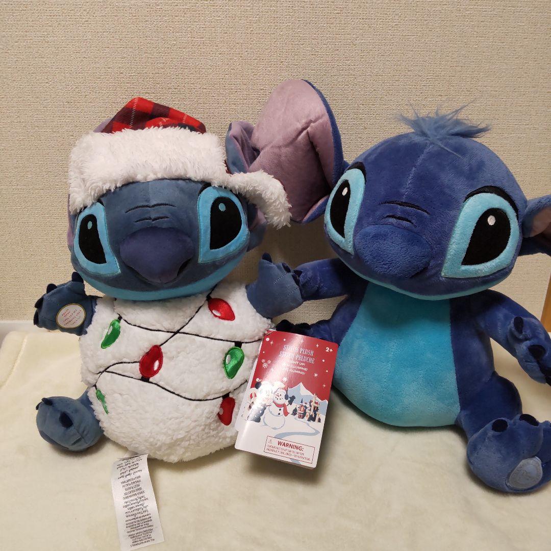 ディズニーストア　スティッチクリスマスぬいぐるみ　ベーシックプラッシュ