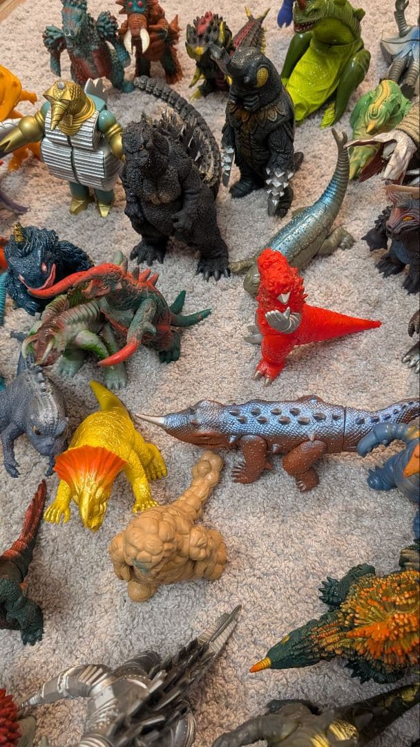 【まとめ売り】ゴジラ ウルトラマン 怪獣 フィギュア 当時物