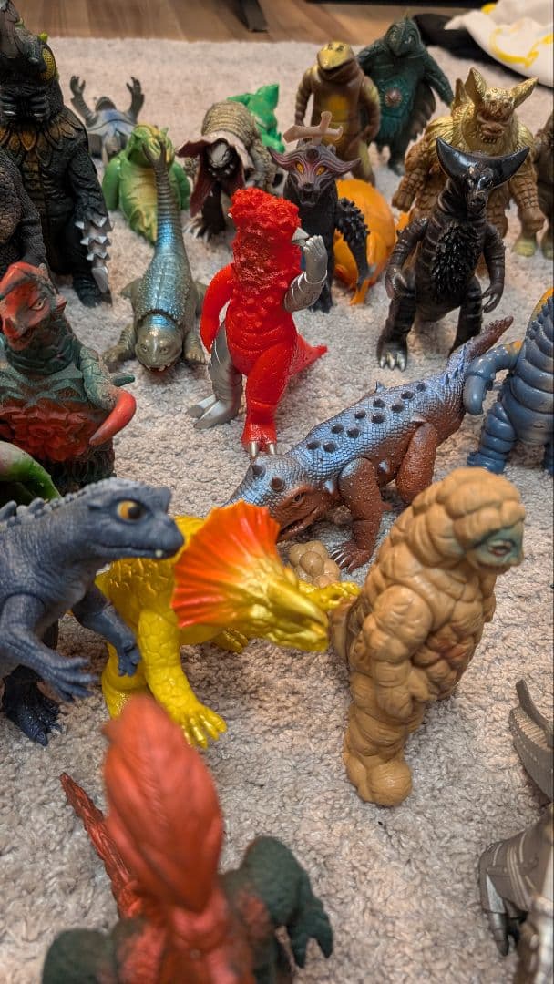 【まとめ売り】ゴジラ ウルトラマン 怪獣 フィギュア 当時物