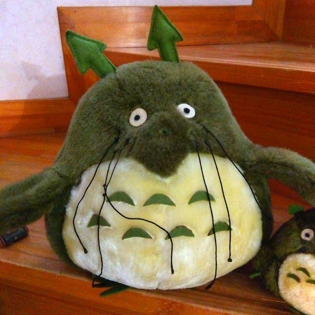 昭和レトロ　博物館に展示も。37年前のジブリビンテージトトロぬいぐるみ 大小ペア