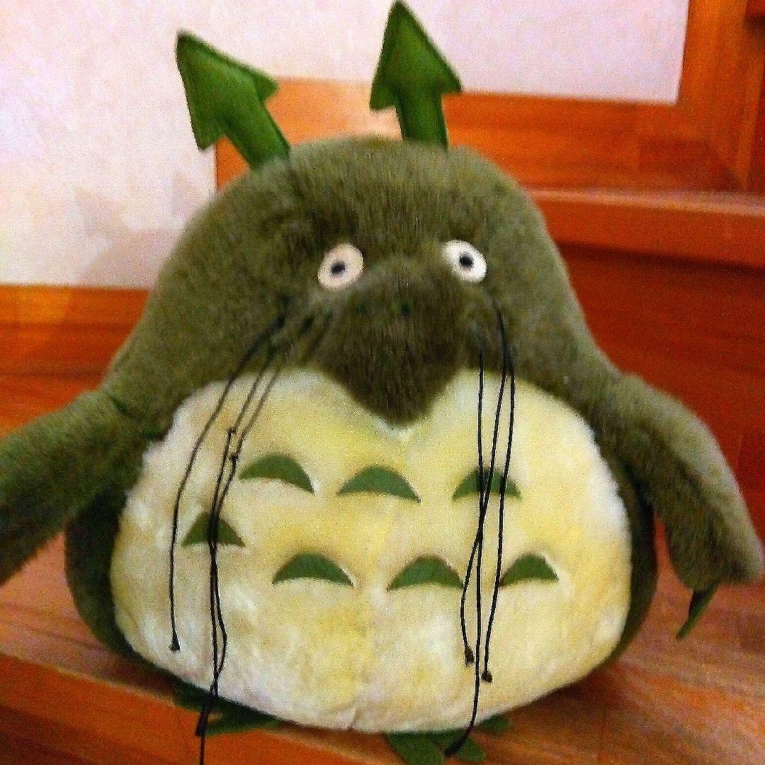 昭和レトロ　博物館に展示も。37年前のジブリビンテージトトロぬいぐるみ 大小ペア