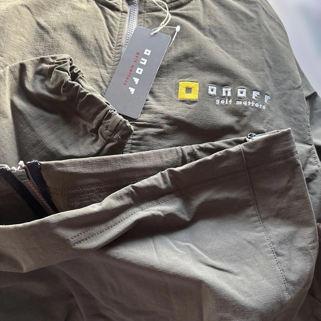 onoff カーキブルゾン Lサイズ　新品タグ付き　オノフ　ゴルフウェア