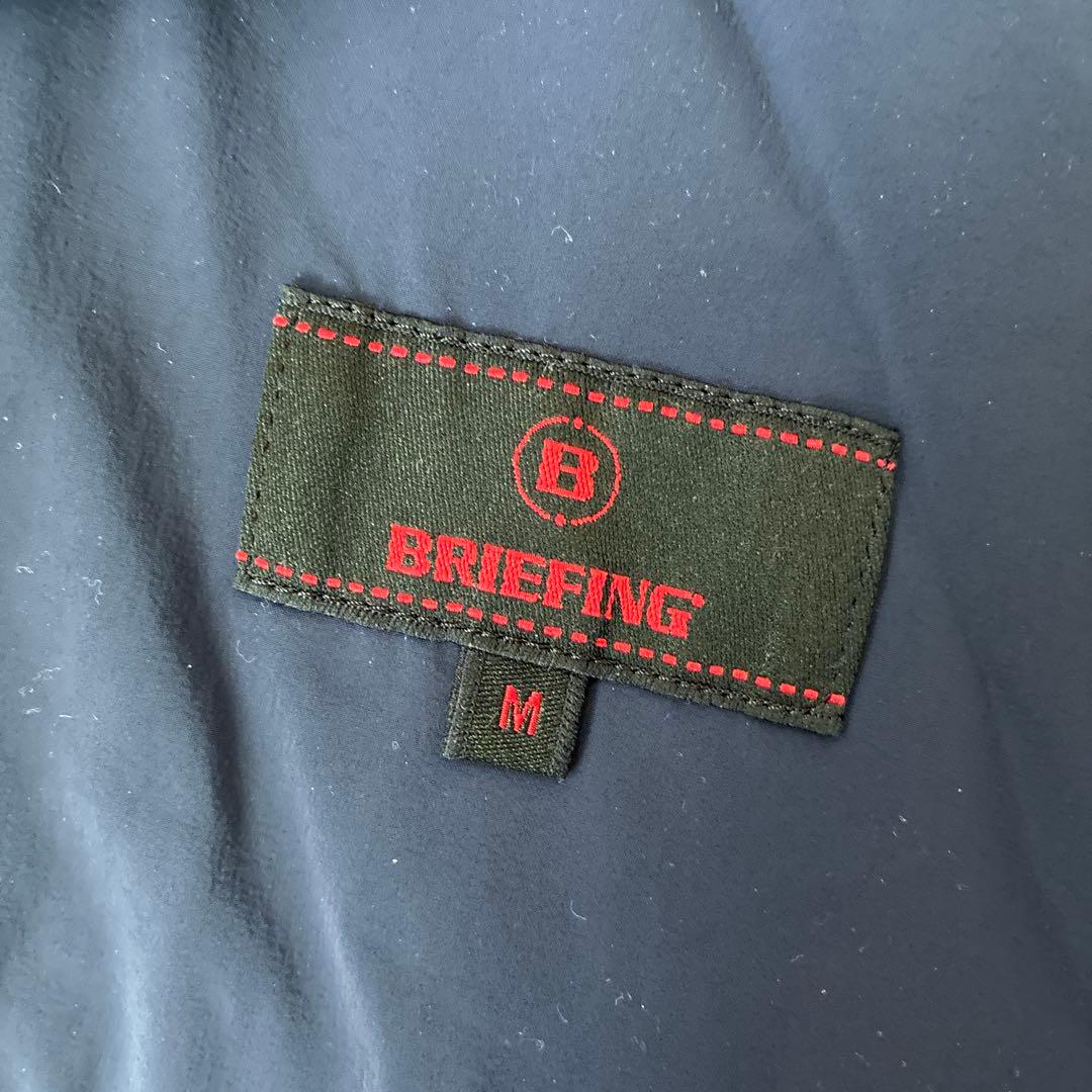 BRIEFING 2024 クルーネック ウインド／ネイビーM