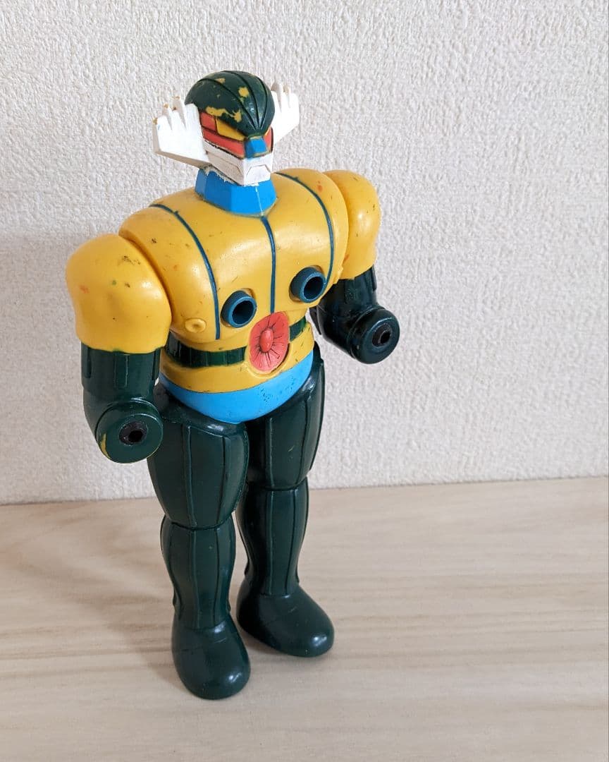 ゅ*ず様 【ジャンク】旧タカラ 鋼鉄ジーグ ひみつ武器付 当時物 ソフビ ダイナ