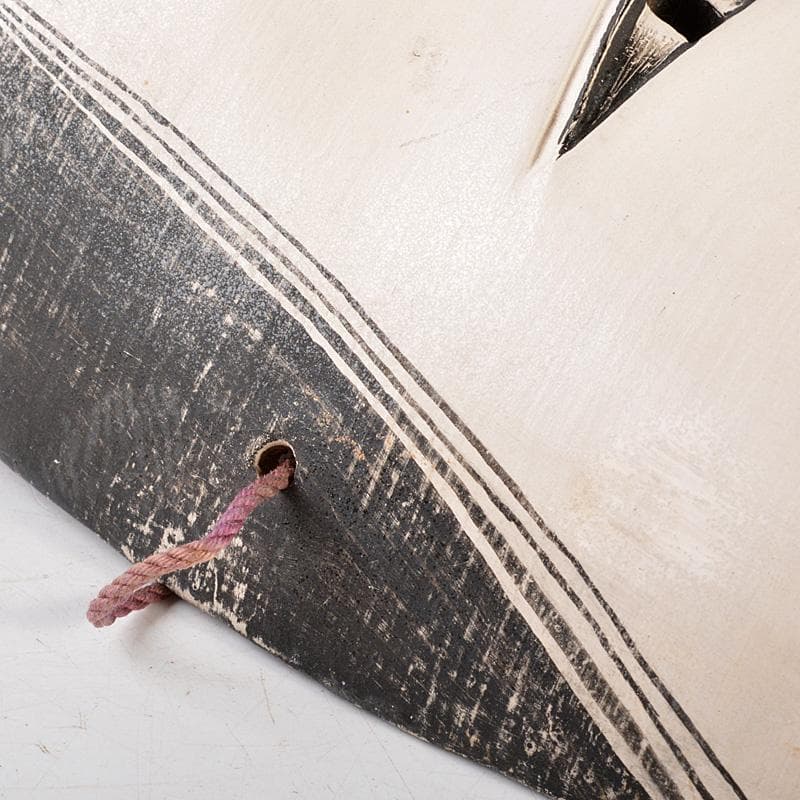 能面　能楽　雅楽　木彫　若女　お面　在銘　V　R6486