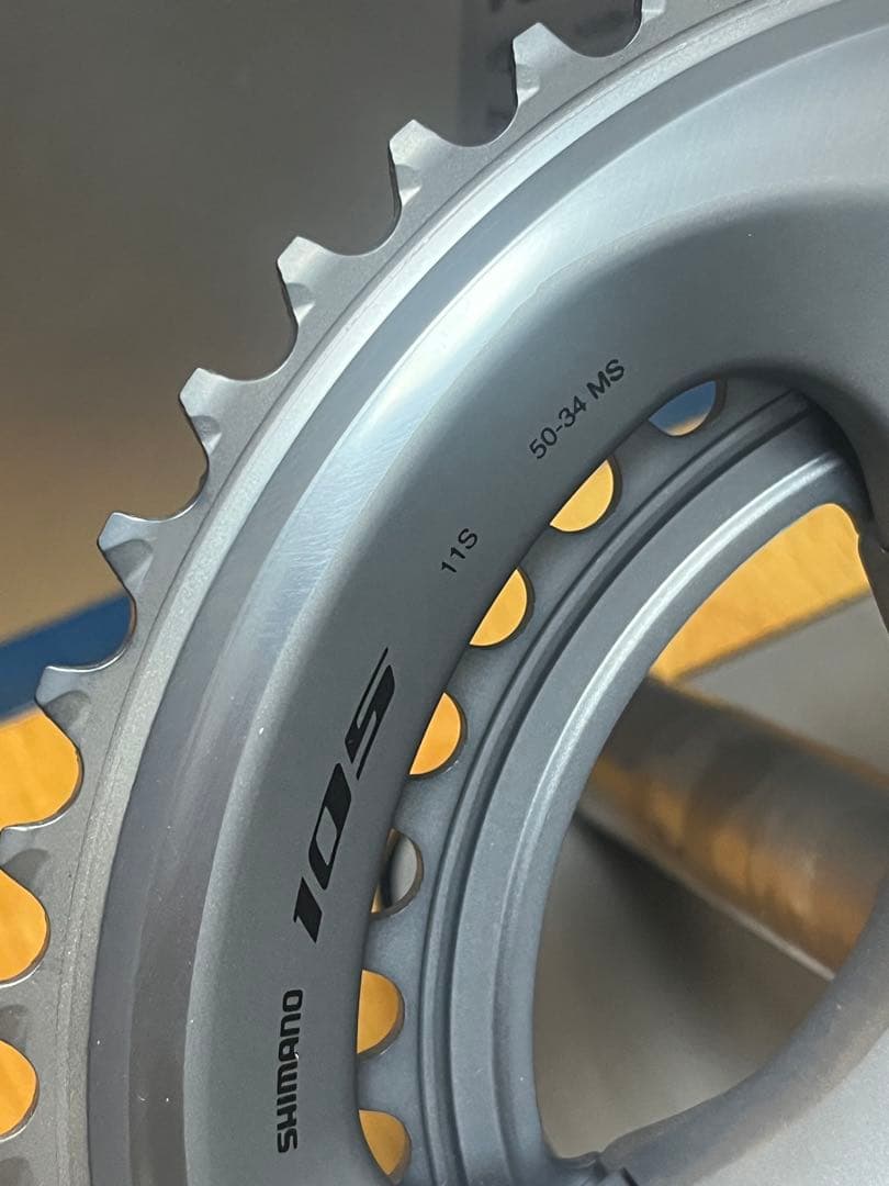 SHIMANO R7000 160MMシルバー　クランクセット 50-34