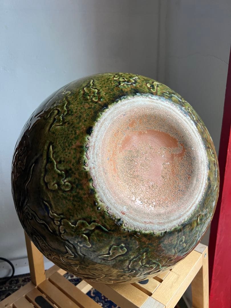 中国古美術　花瓶　在銘 大明宣德年製