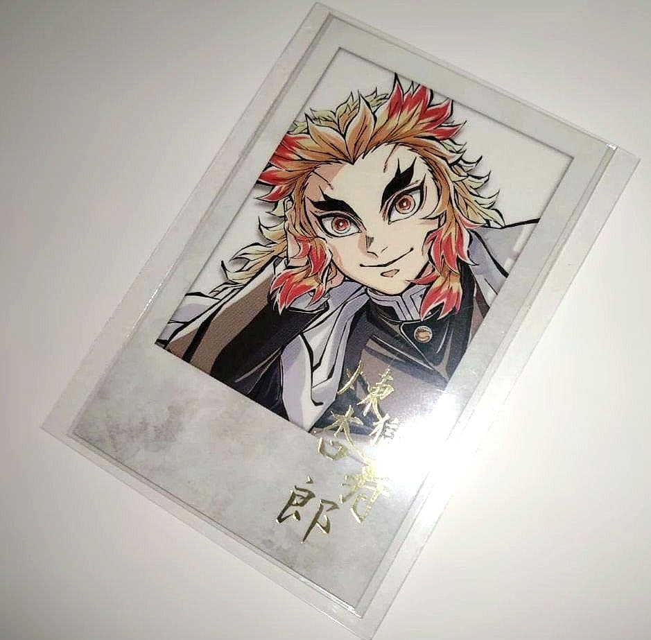 鬼滅の刃 煉獄杏寿郎 寝そべりイラスト チェキ風ブロマイド
