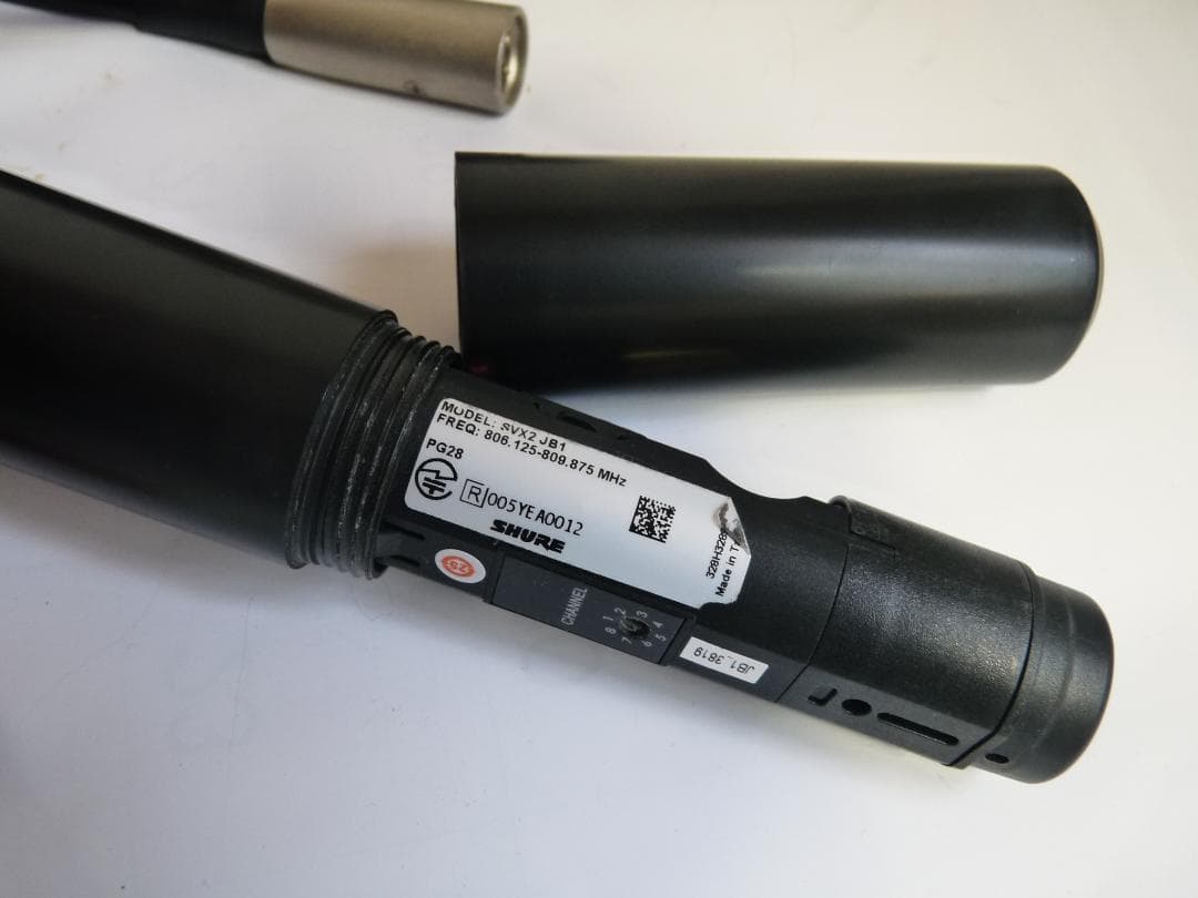 SHURE ワイヤレスマイクシステム 　SVX4/PG28