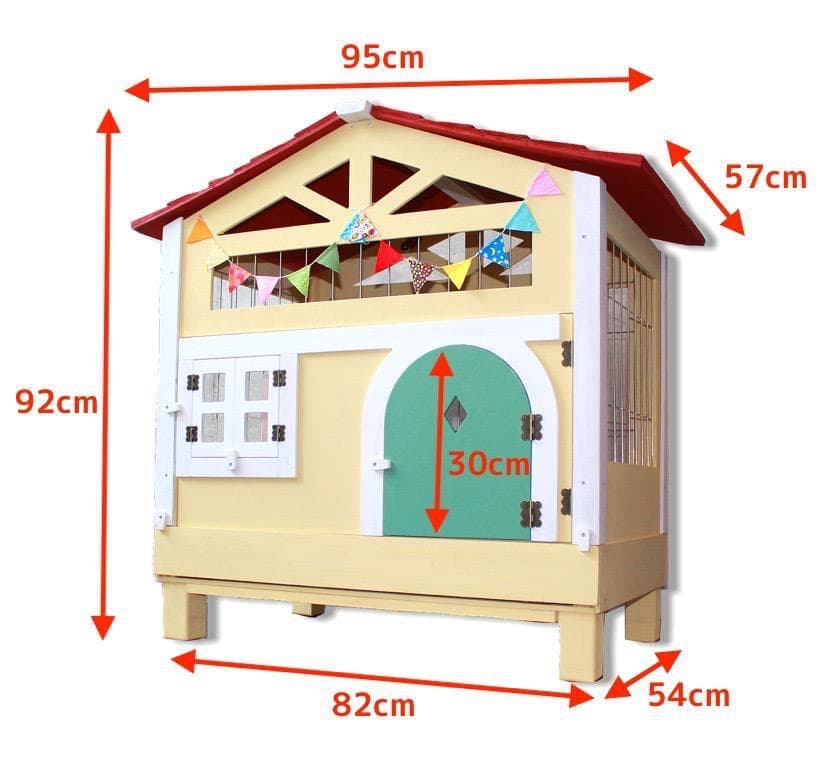 ＊訳あり激安【もちつき】壱番館　北欧デザインペットハウス　うさぎ用ケージ　可愛い