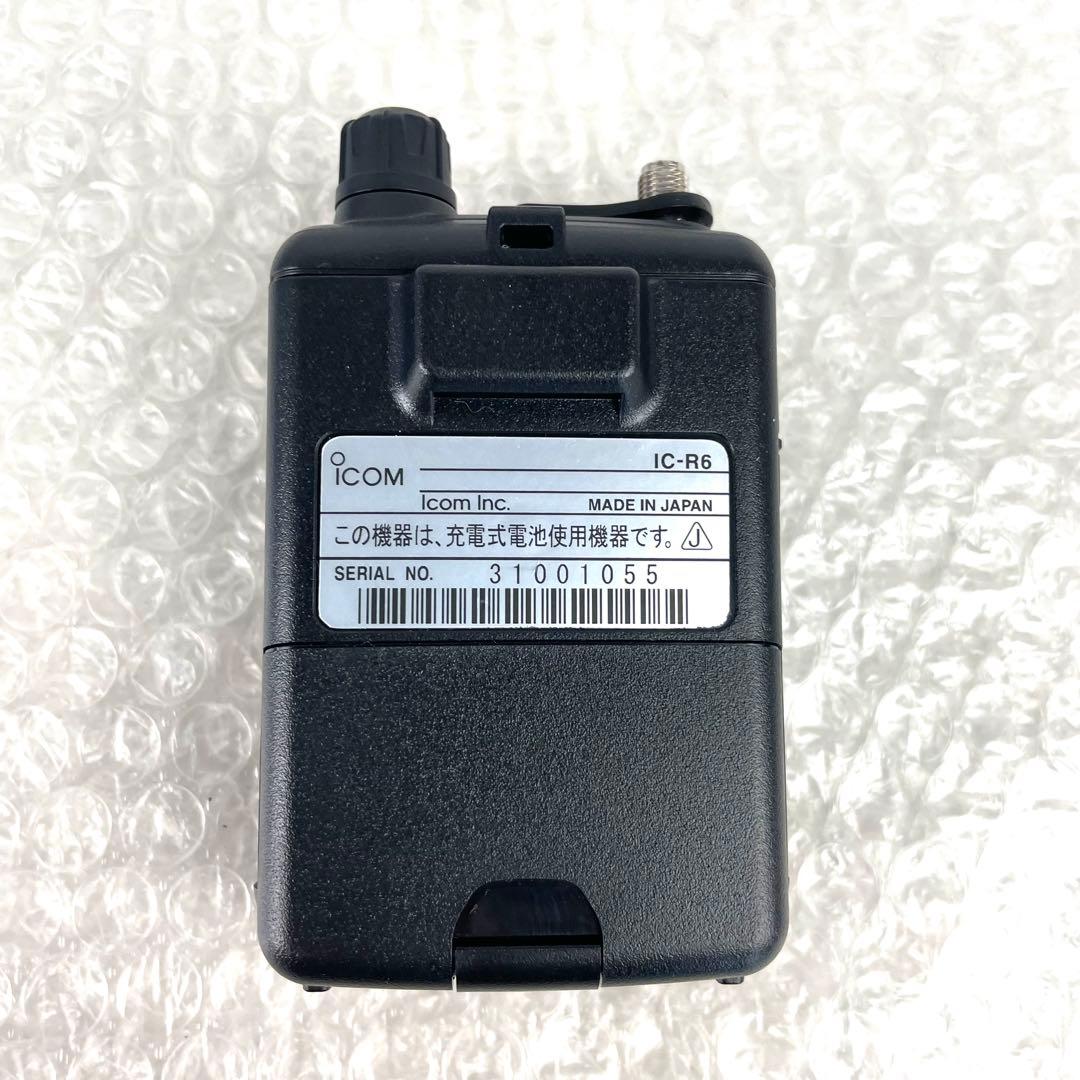 ICOM アイコム 広帯域ハンディレシーバー IC-R6 通信受信機 レッド