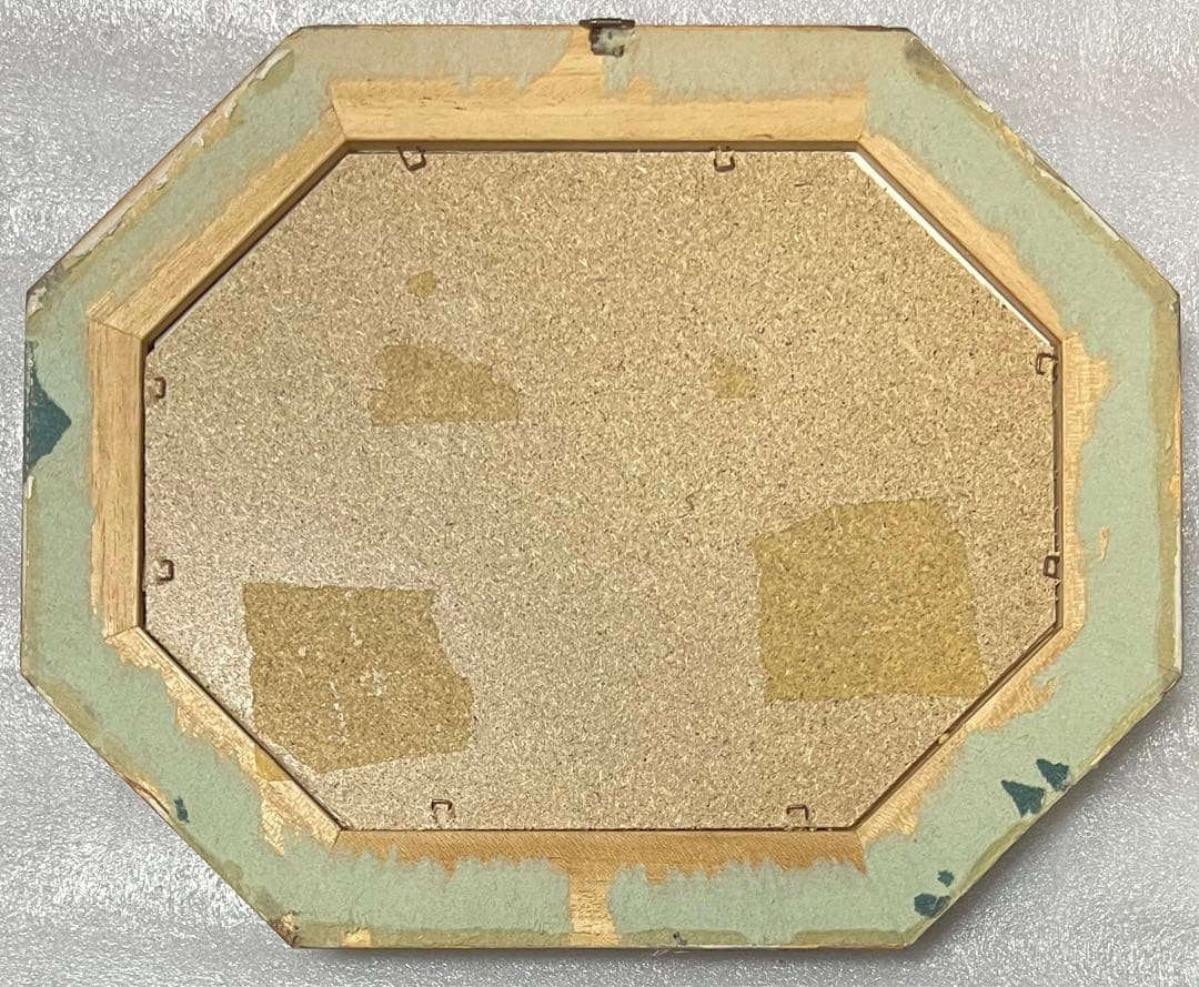 カモ画 アンティーク 調額縁 イタリア 輸入 額絵 天然木 フレーム インテリア