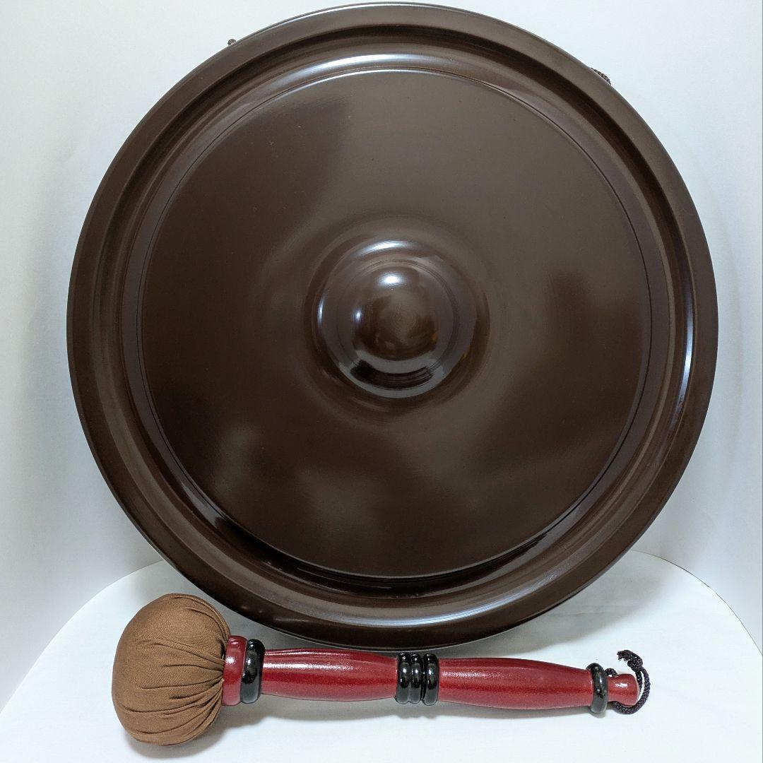 銅鑼　尺二　上　銅製　打棒　茶道具　ご案内