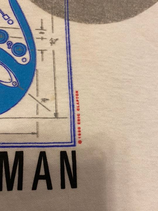 ERIC CLAPTON JOURNEYMAN TOUR 1990 Tシャツ L