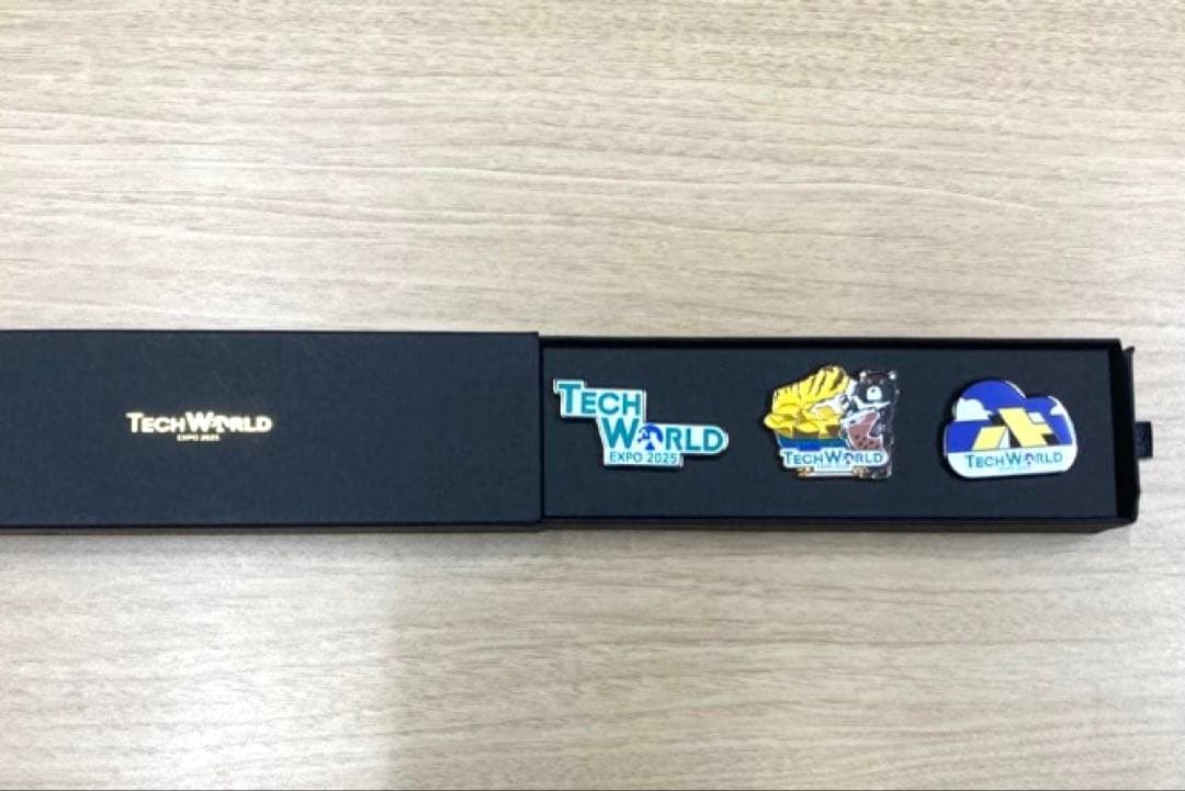 【非売品 希少】TECH WORLD EXPO 2025 ピンバッジ 3点セット