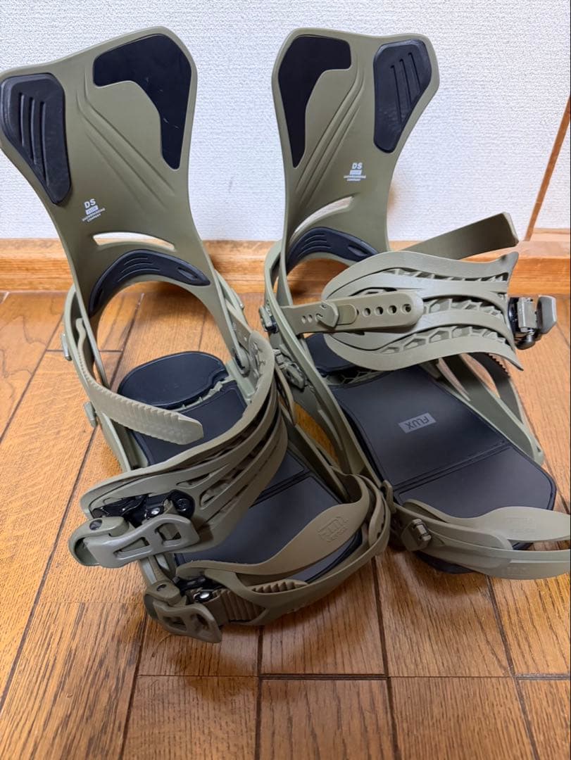 FLUX スノーボードビンディング オリーブ　L