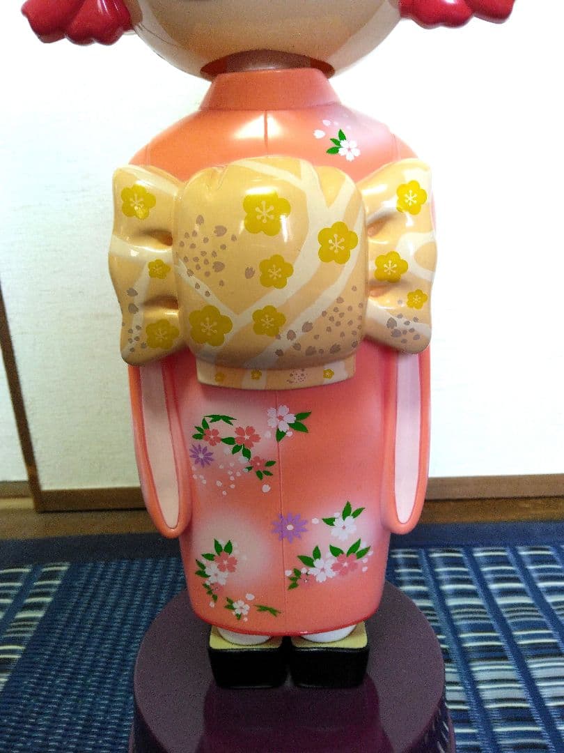 不二家 2003 親子でケーキづくり イベント ペコちゃん 首振り人形 非売品