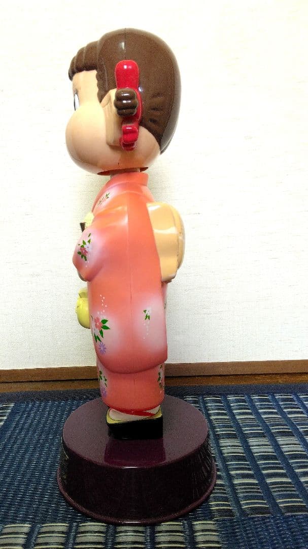 不二家 2003 親子でケーキづくり イベント ペコちゃん 首振り人形 非売品