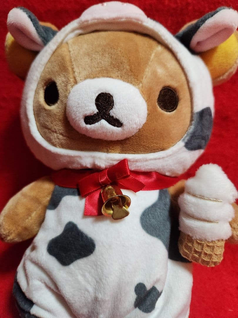 リラックマ　 ぬいぐるみ お正月 2021 丑年 うし　干支　サンエックス