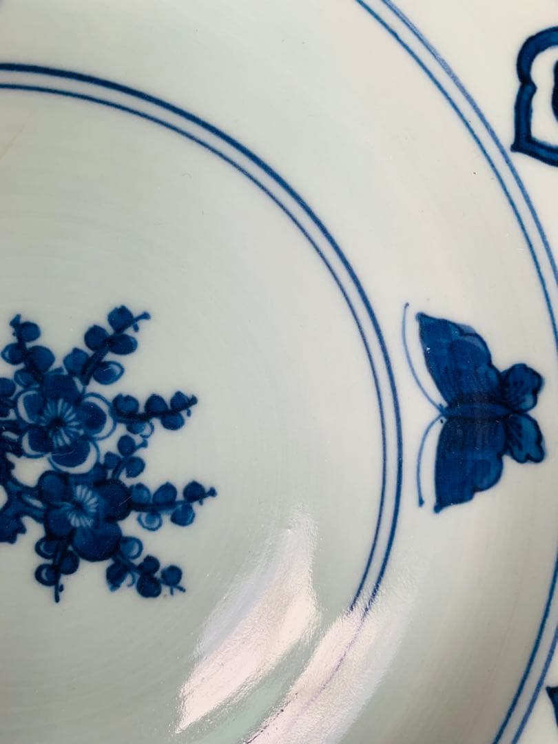 中国清時代染付(青花)のお皿