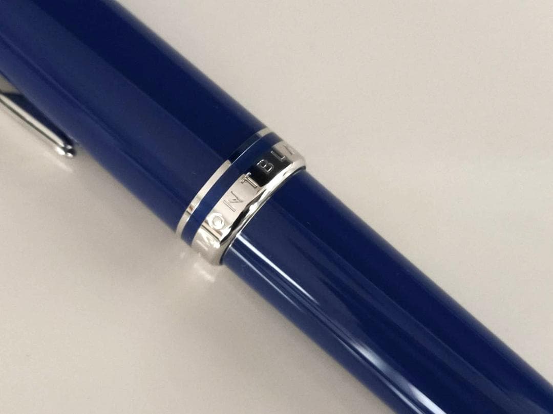 モンブラン クルーズコレクション プラチナコート ブルー ボールペン 箱付