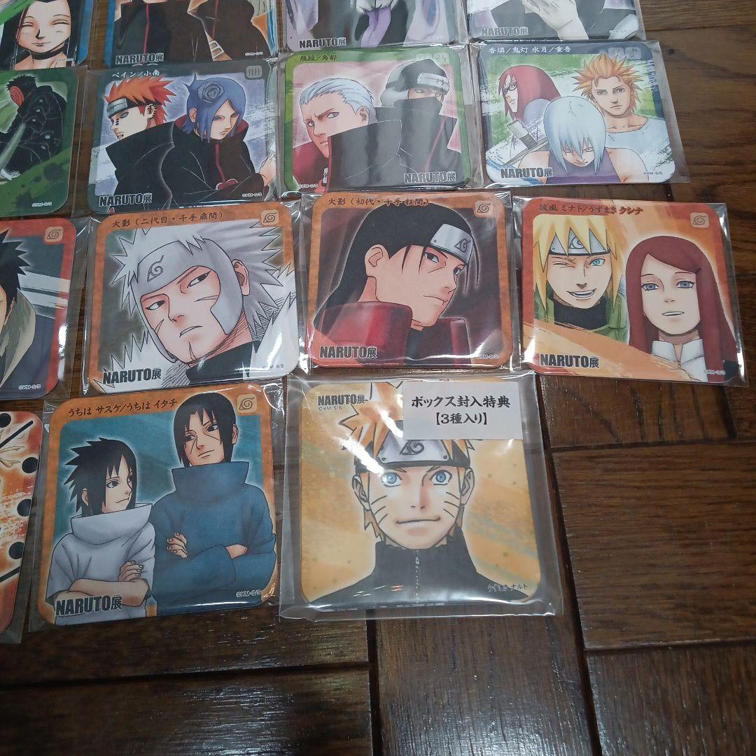 NARUTO展　アートコースター　コンプリートセット　BOX　ナルト　48枚