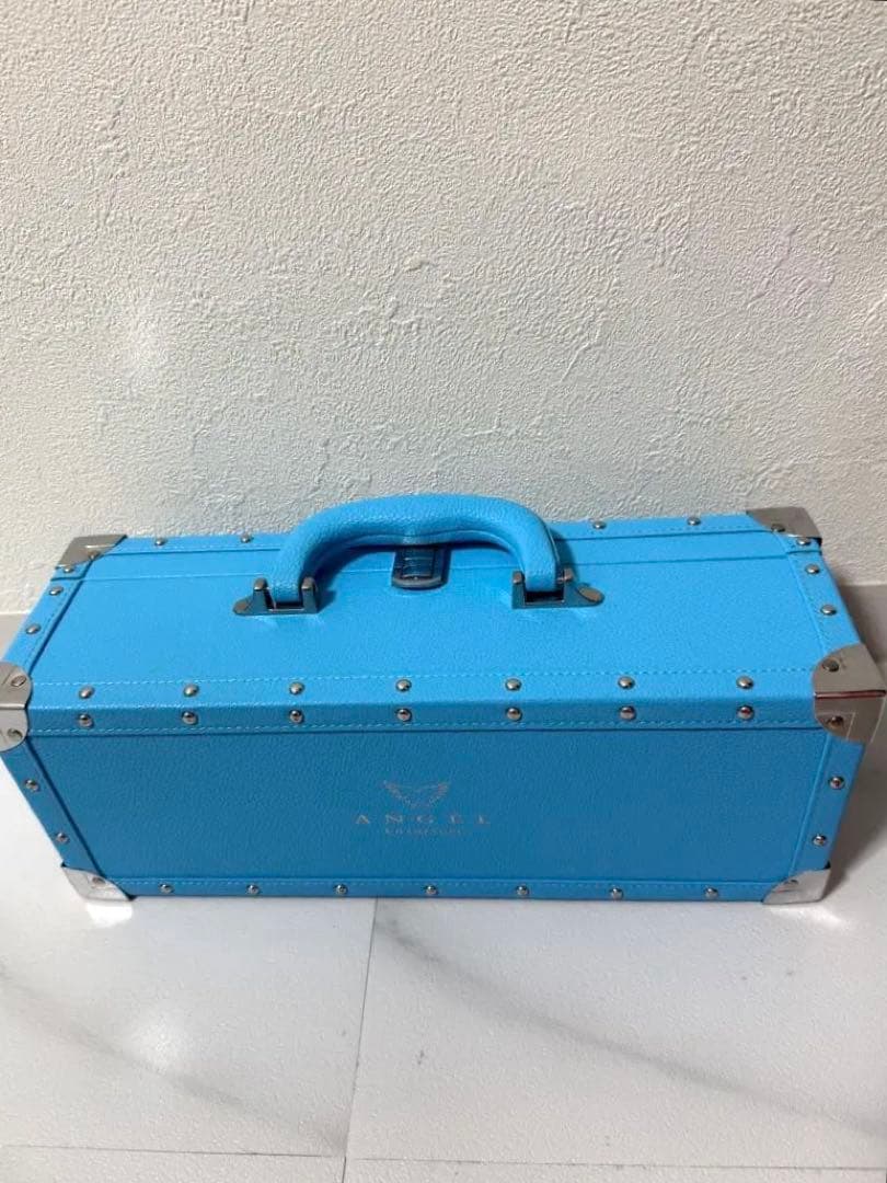 新品未開封　ANGEL シャンパンケース ライトブルー　ボトル