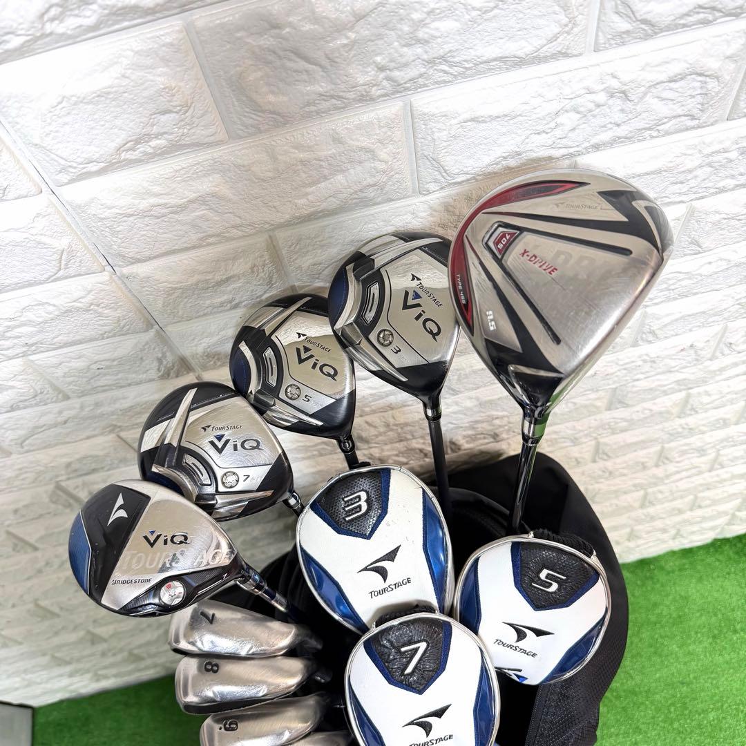 ゴルフセット　豪華　ツアーステージ　フルセット　V771 ラウンド仕様　すぐ使用