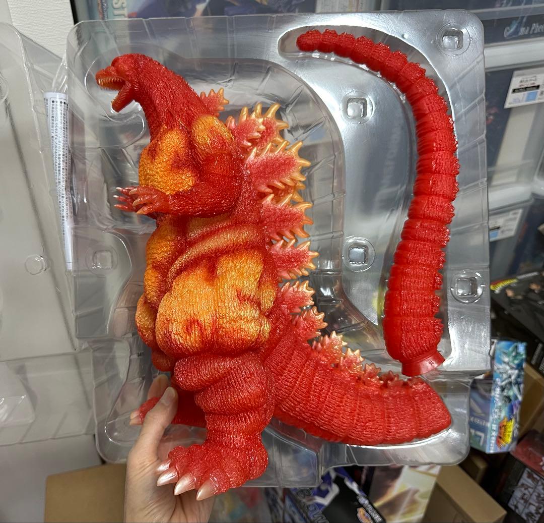 s*n様 X-PLUS 東宝30㎝シリーズ ゴジラ （1995） クリアオレンジ