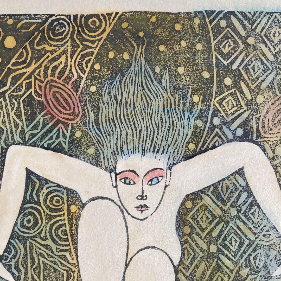 水彩画　絵画　骨董