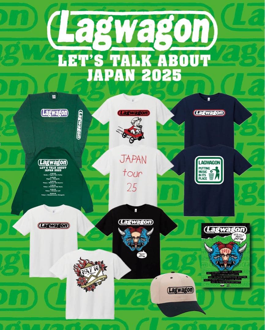 【未使用】LAGWAGON JAPANツアー ロンT （Lサイズ）